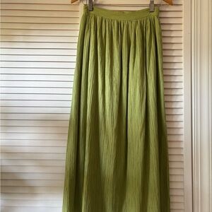 SOLD Lulu's Olive A-Line Skirt